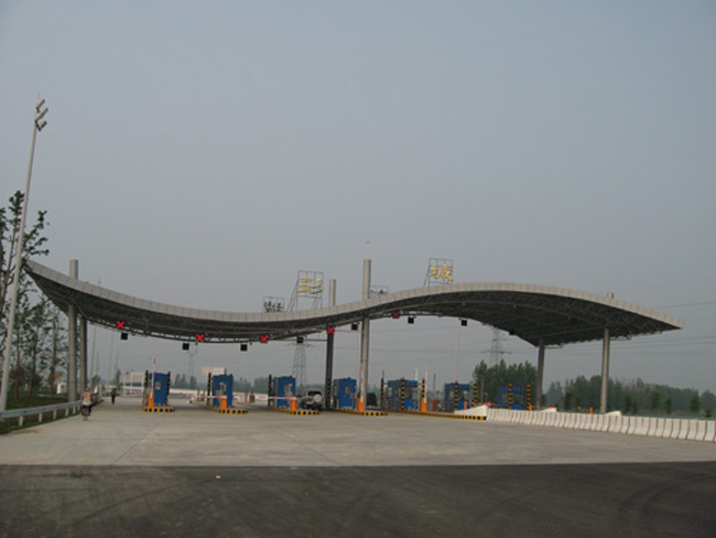 房山收费站网架工程